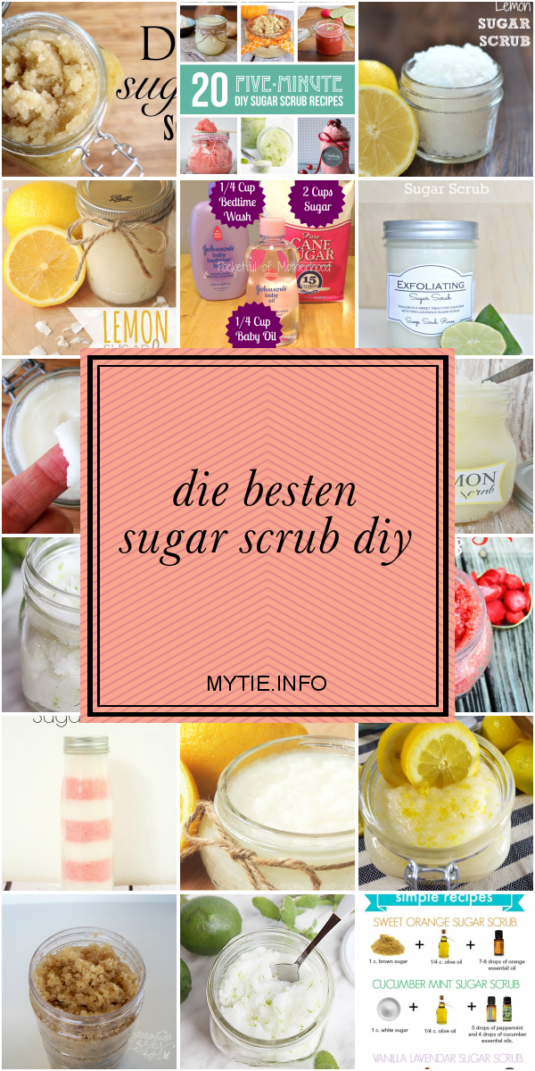 Die Besten Sugar Scrub Diy